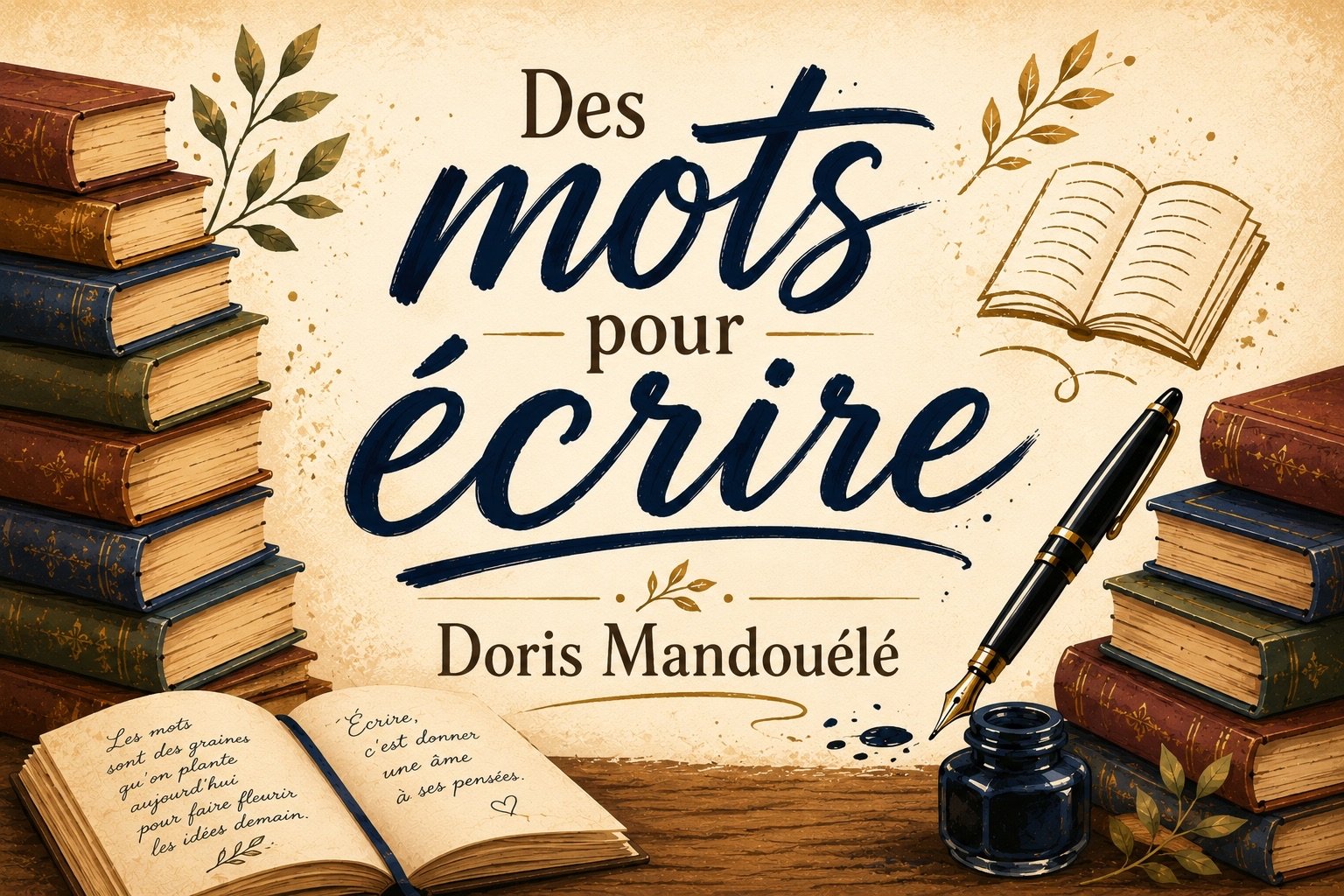 Des mots pour écrire - Doris Mandouélé